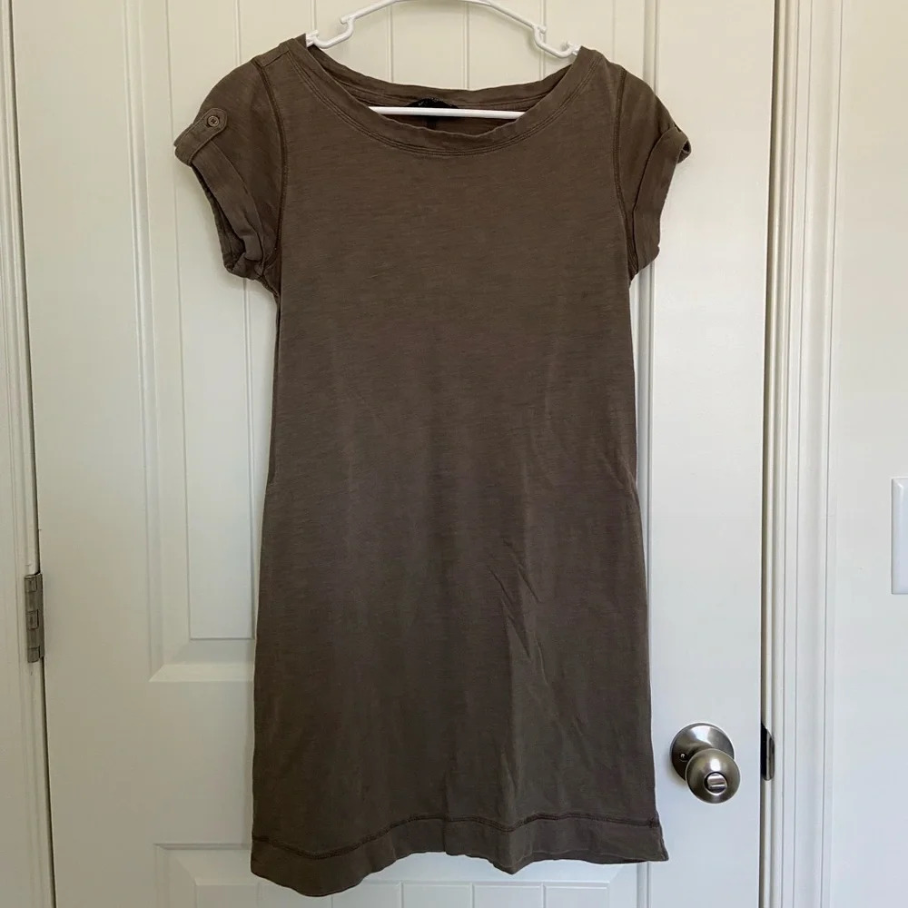 EUC |‎ Banana Republic women’s cuffed sleeve tshirt dress — XS